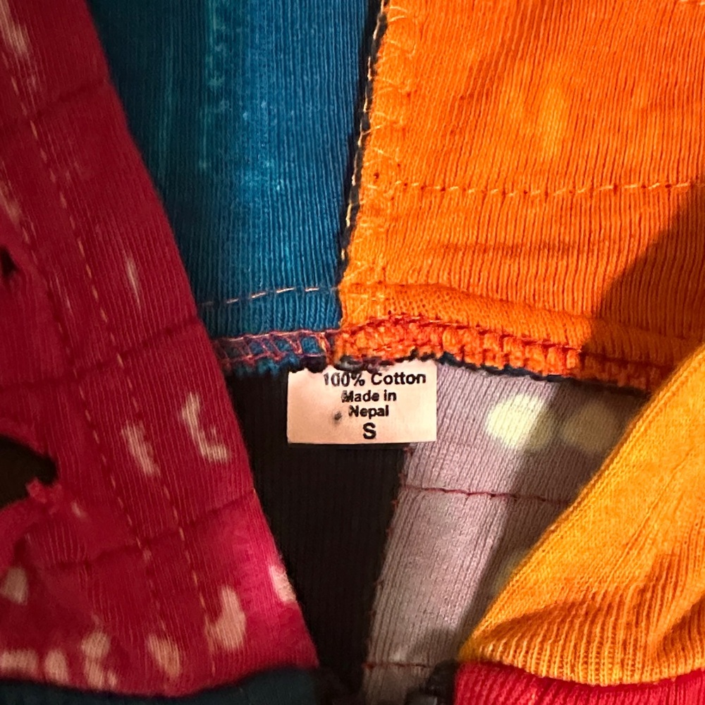 Colorful Patchwork Hoodie - Picture 2 of 5